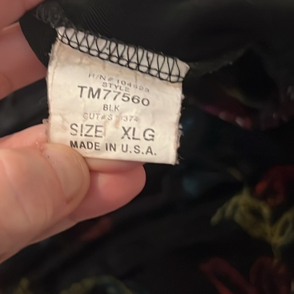 Softwear (by Mark Singer).Vintage 90's Fit & Flare Tank Dress Black-Size XL - Picture 6 of 10